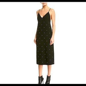Tibi Polka dot dress spaghetti strap.